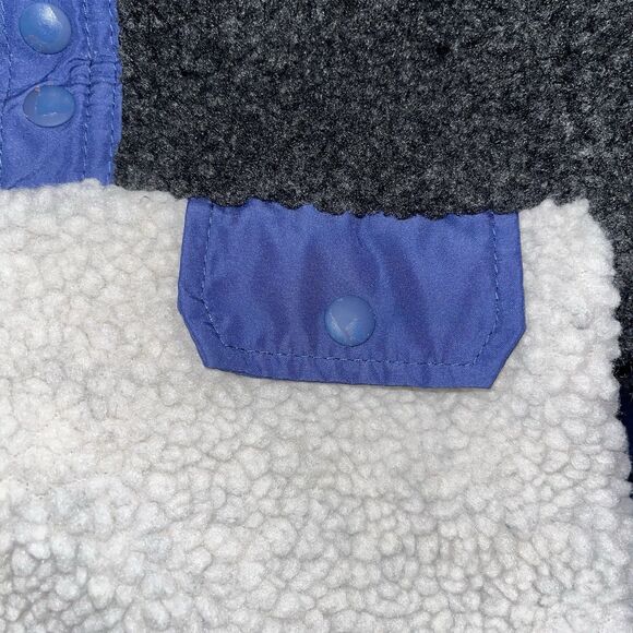 OshKosh B’gosh Cozy Pullover Sherpa Fleece Sweatshirt Jacket Size 9 Months Farm - Picture 5 of 5